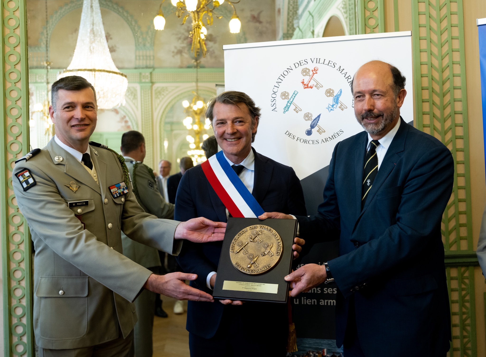 Remise du trophée des villes marraines