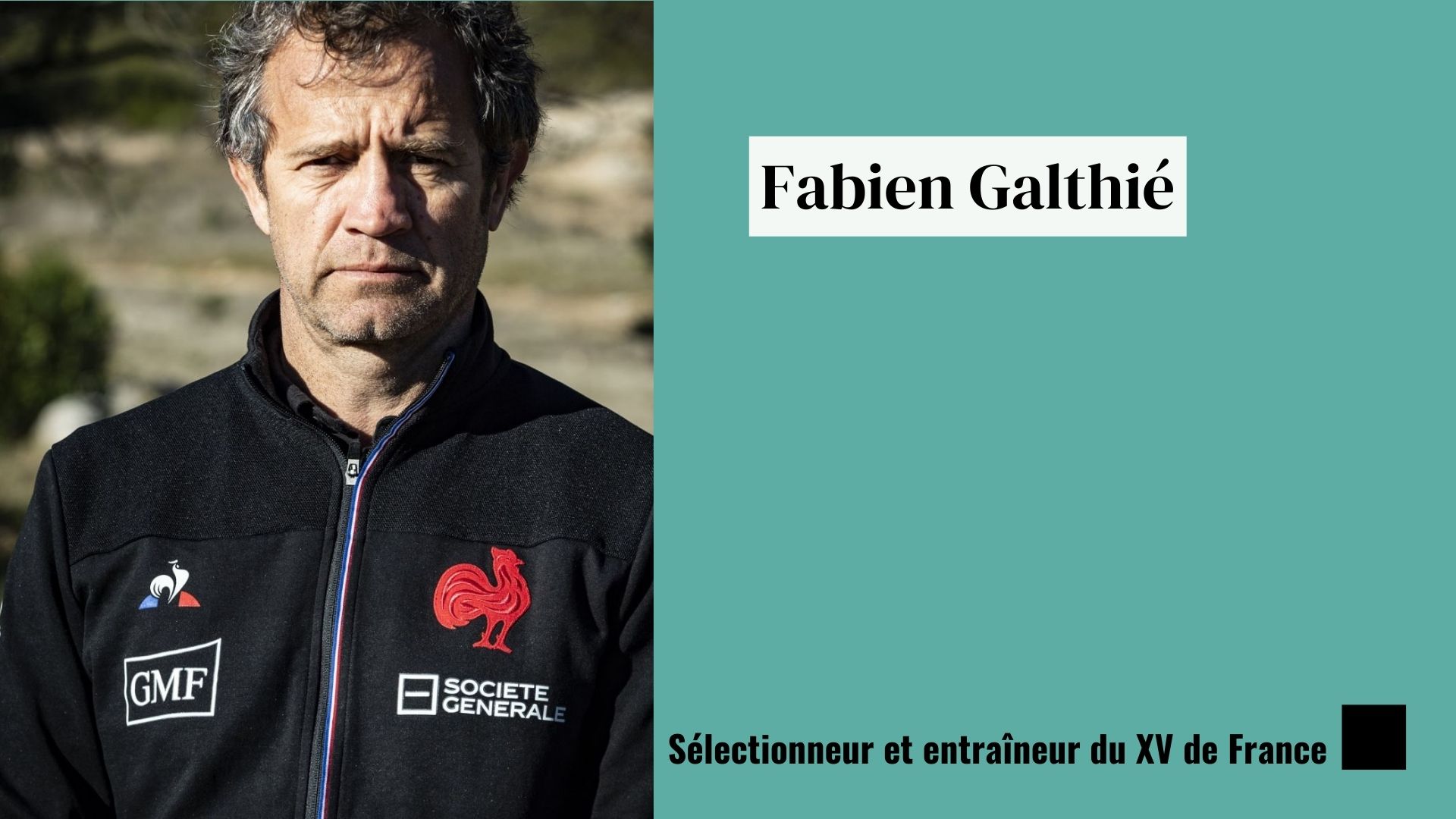 Fabien Galthié, sélectionneur et entraîneur du XV de France.