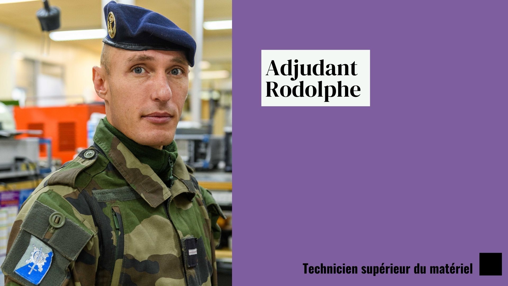 Portrait de l'adjudant Rodolphe
