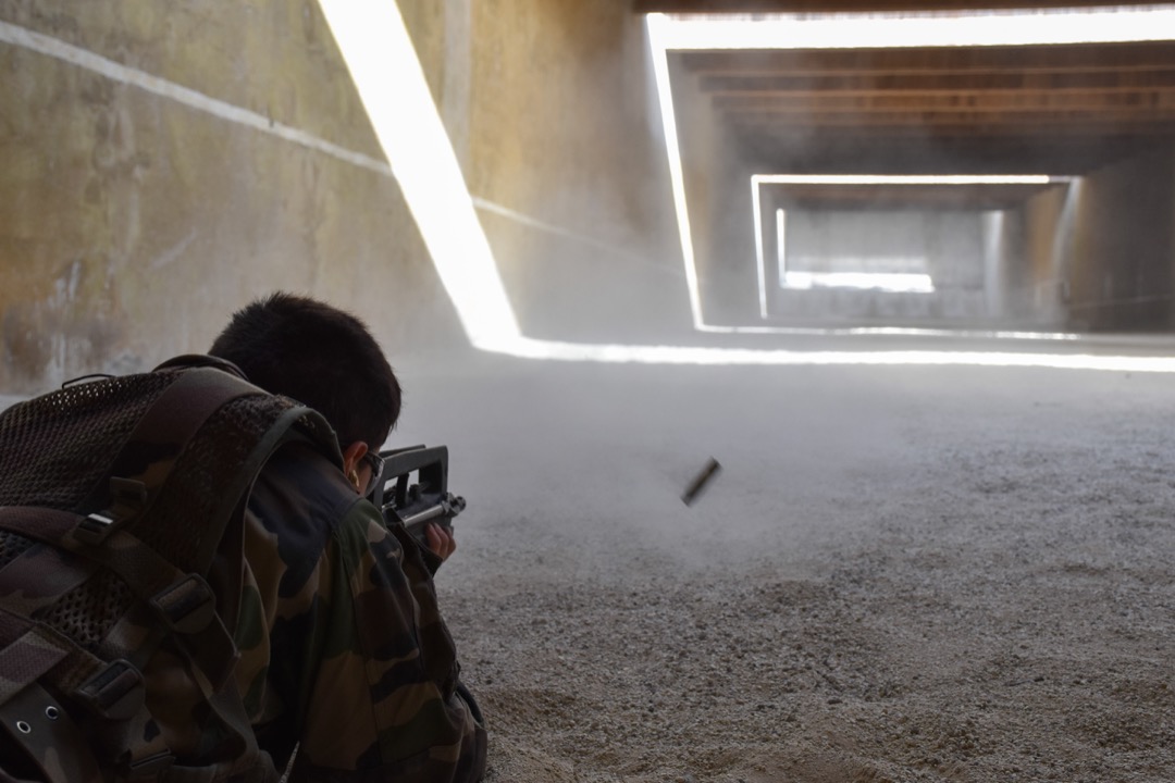 Séance de tir de la 5e compagnie du 3e régiment du génie.