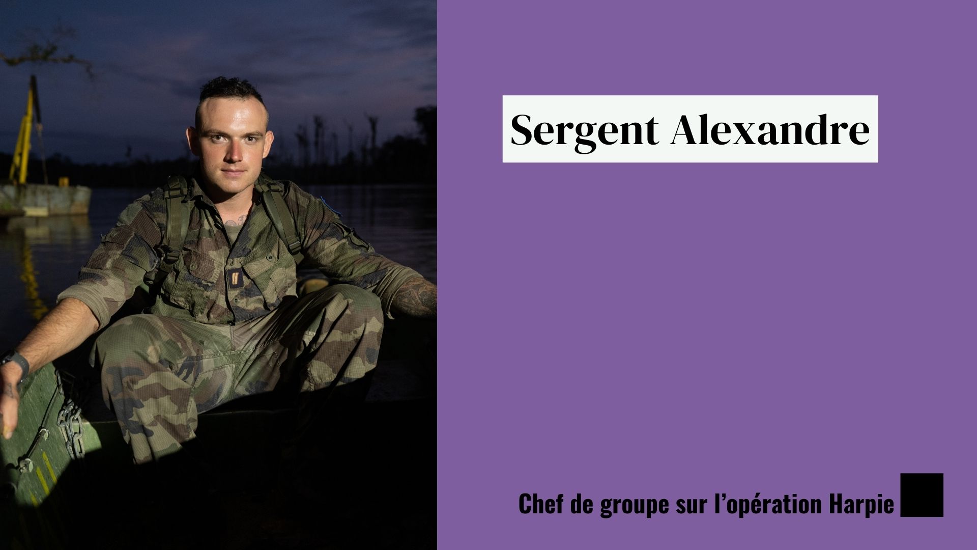 On voit le sergent Alexandre