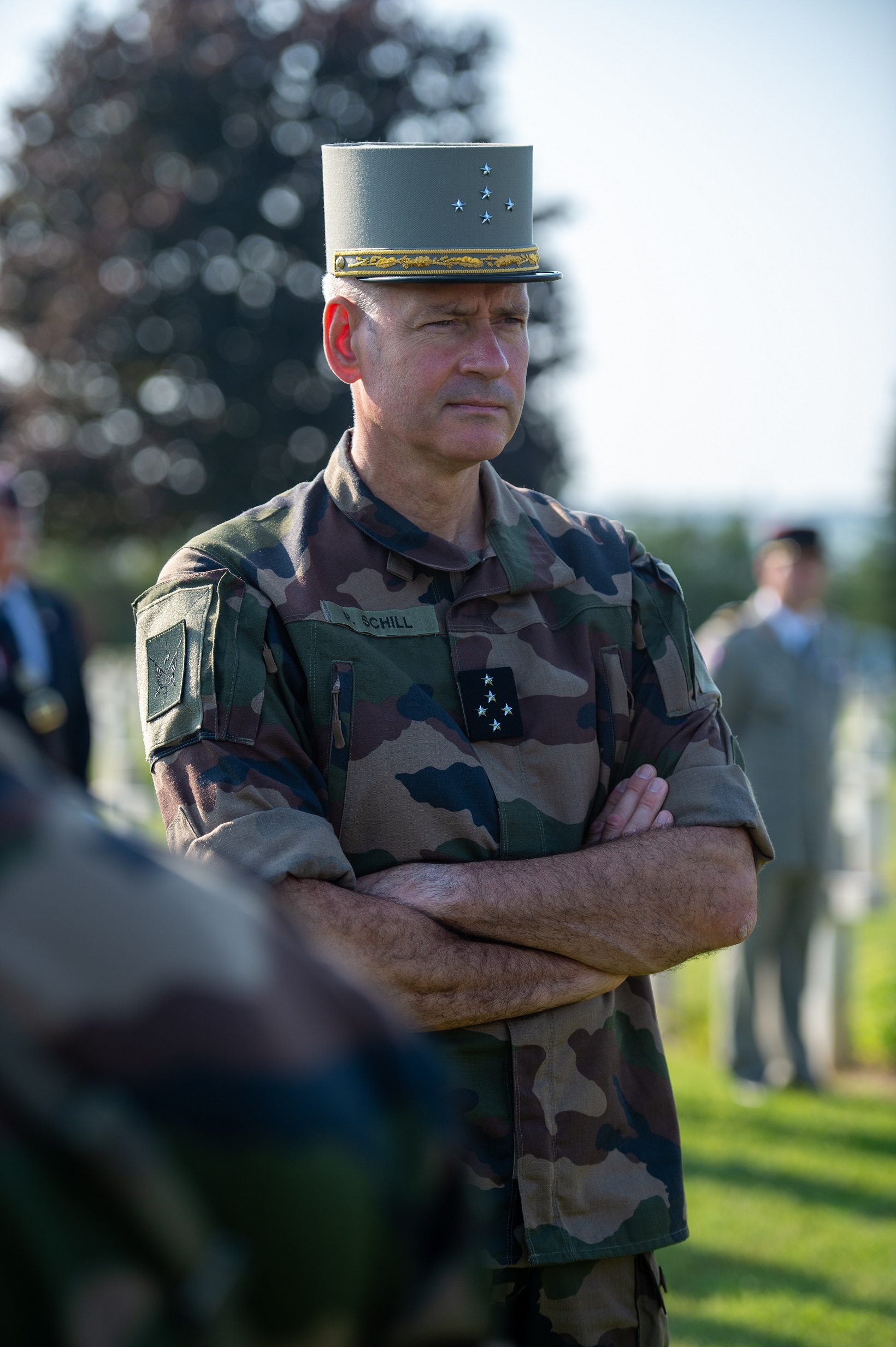 Général Schill, chef d'état-major de l'armée de Terre.
