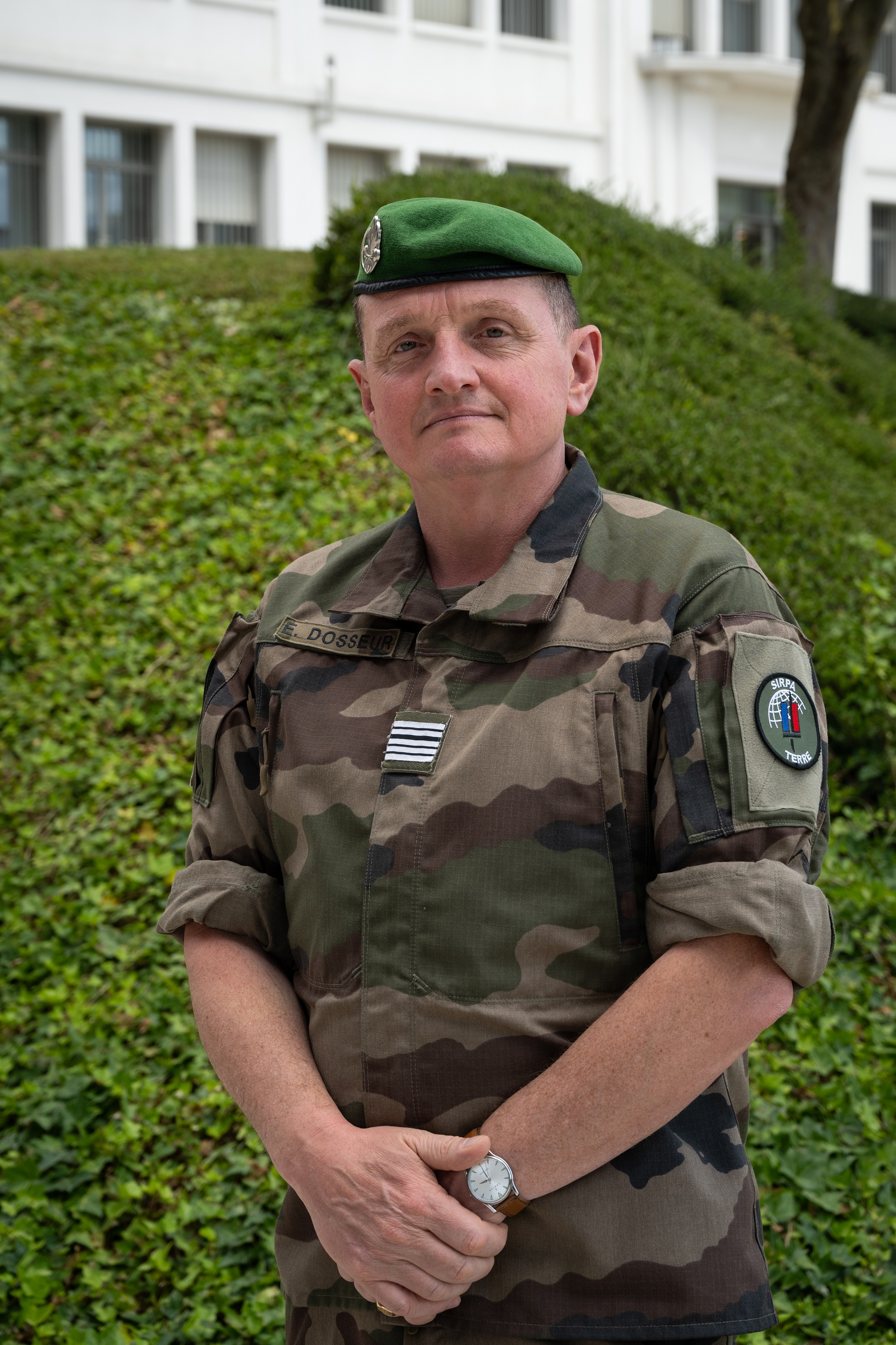 Colonel Dosseur, chef du SIRPA Terre