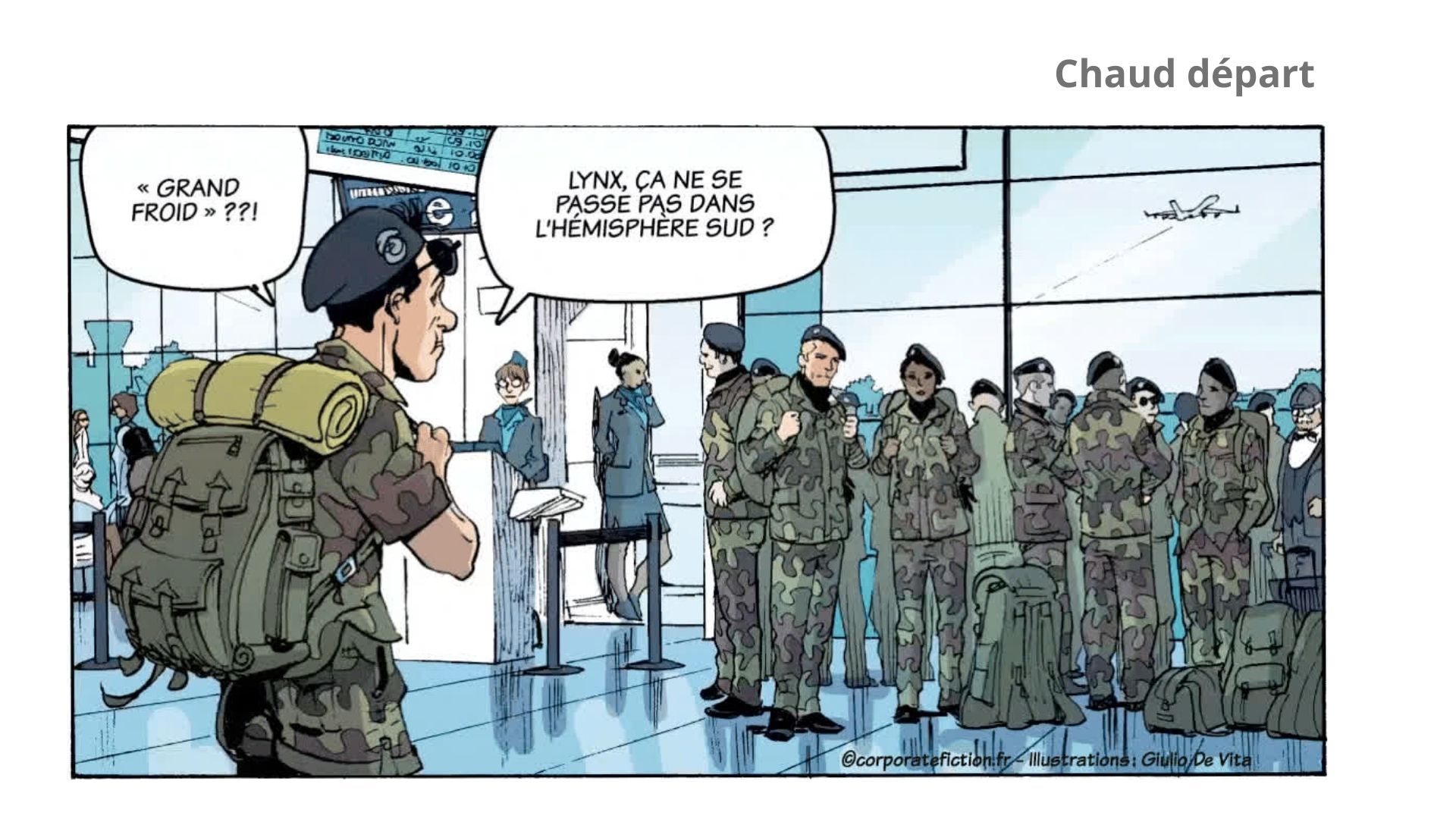 BD sergent TIM : chaud départ 