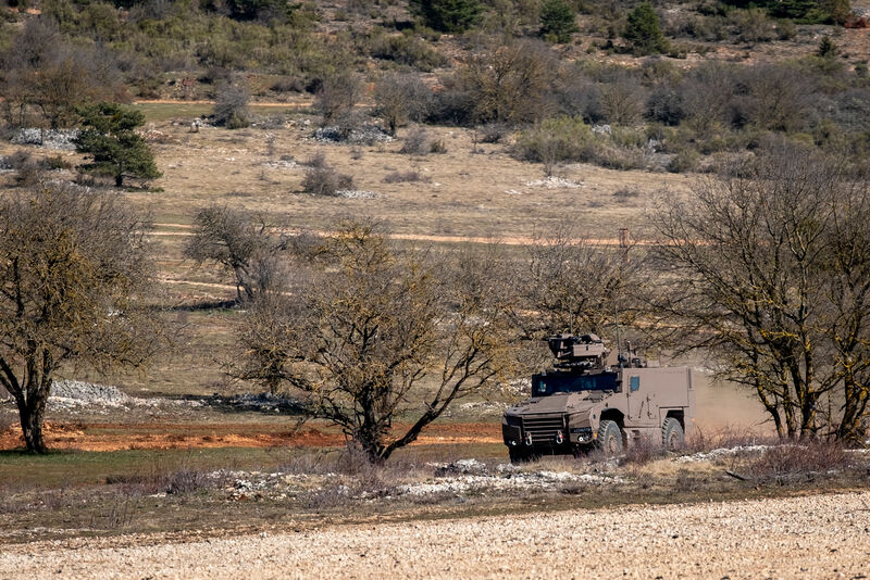 Dans le camp de Canjuers, le risque d'incendie est important et augmente avec le réchauffement climatique.
